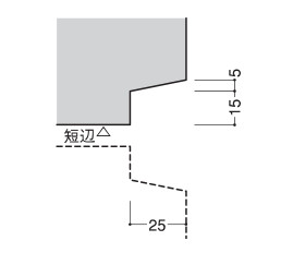 端部形状