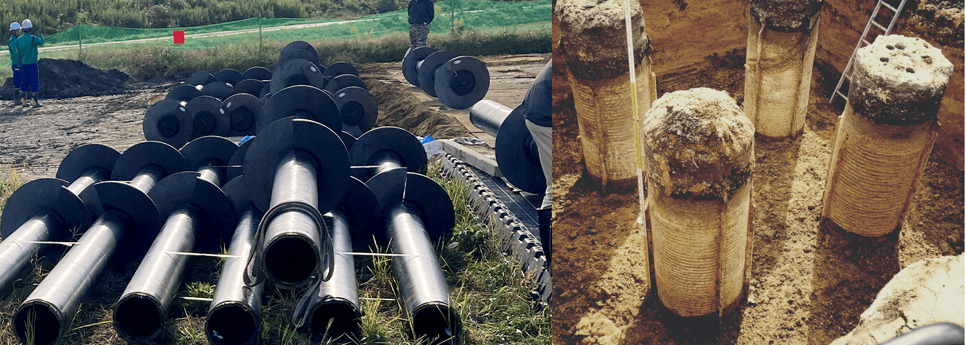 旭化成の鋼管杭