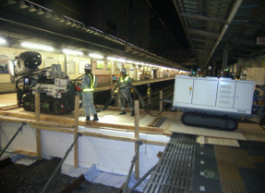 SSS機のホーム間横断状況