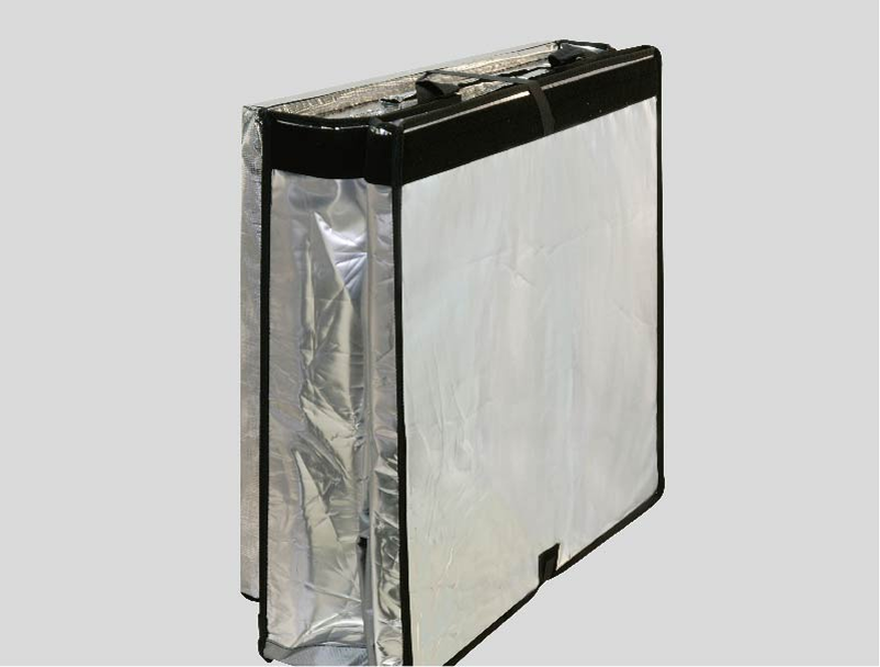Folded thermal bag