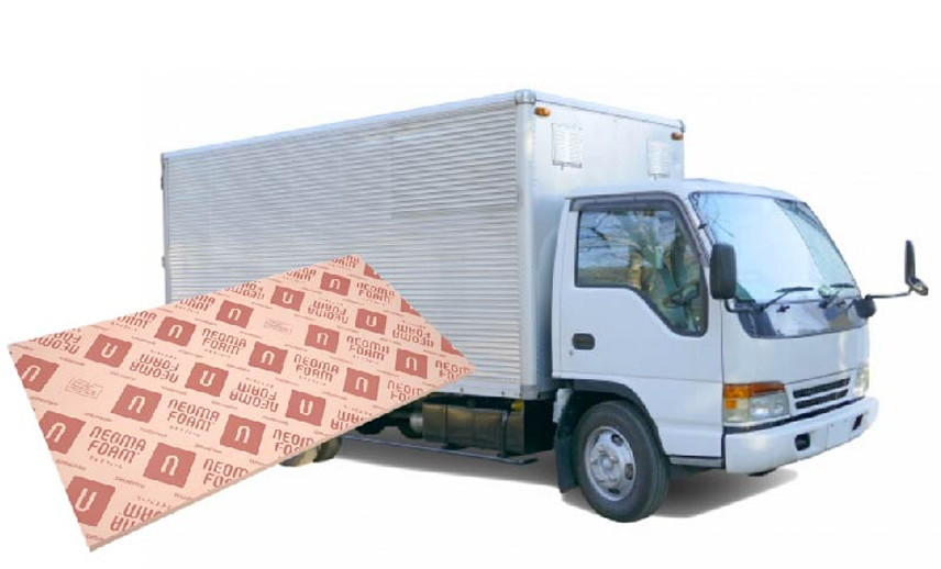 Insulated transport truck