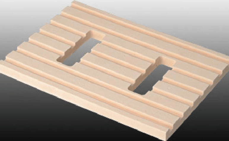 Grooved insulation board