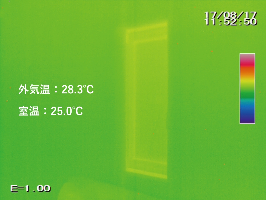 壁の温度（夏）