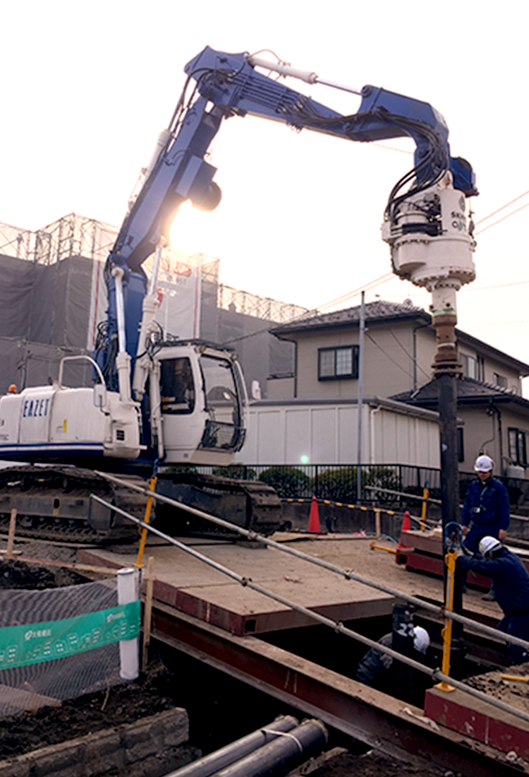 旭化成の鋼管杭
