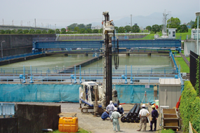 擁壁(住宅地・道路拡幅・造成地・傾斜地における新設・更新工事)RC構造(現場打ち・プレキャスト)