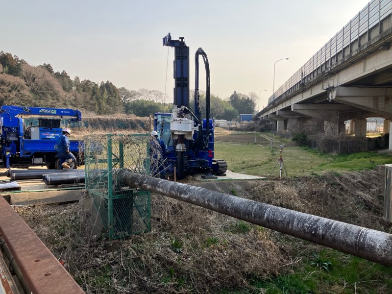 水管橋基礎工事