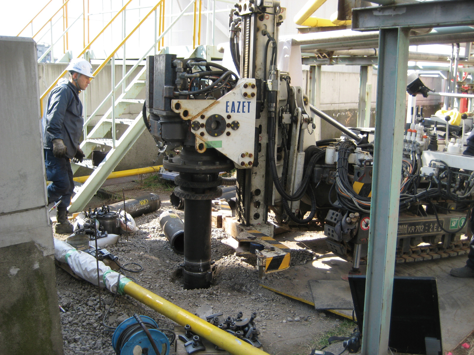 上下水道設備基礎工事（超小型機）